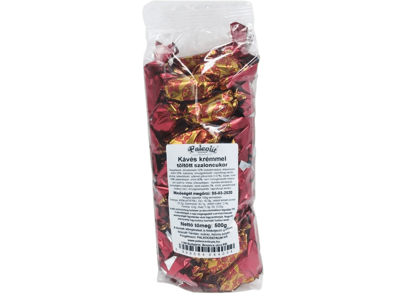Paleolit kávés krémmel töltött szaloncukor 500g