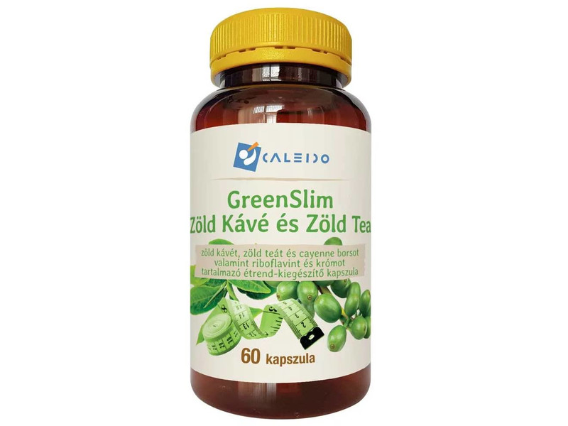 GreenSlim Zöld Kávé és Zöld Tea kapszula 60 db