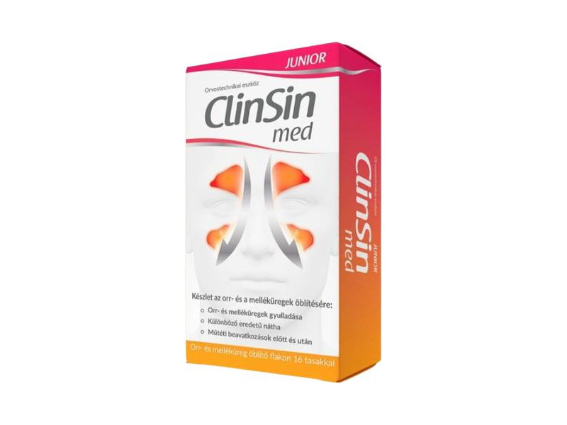 ClinSin med Junior Orr- és melléküregöblítő készlet (flakon + 16 tasak)
