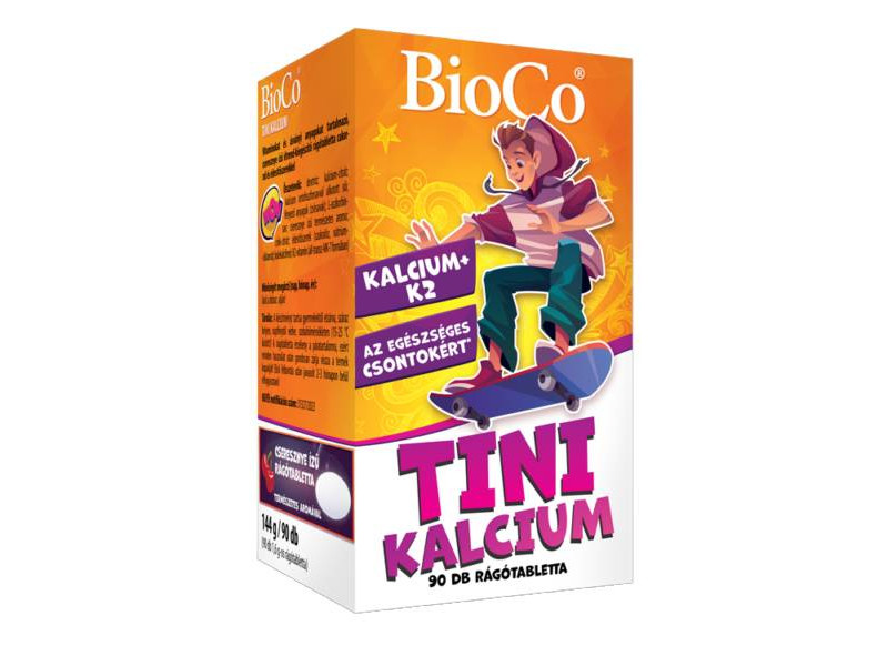 BioCo Tini Kalcium rágótabletta 90 db