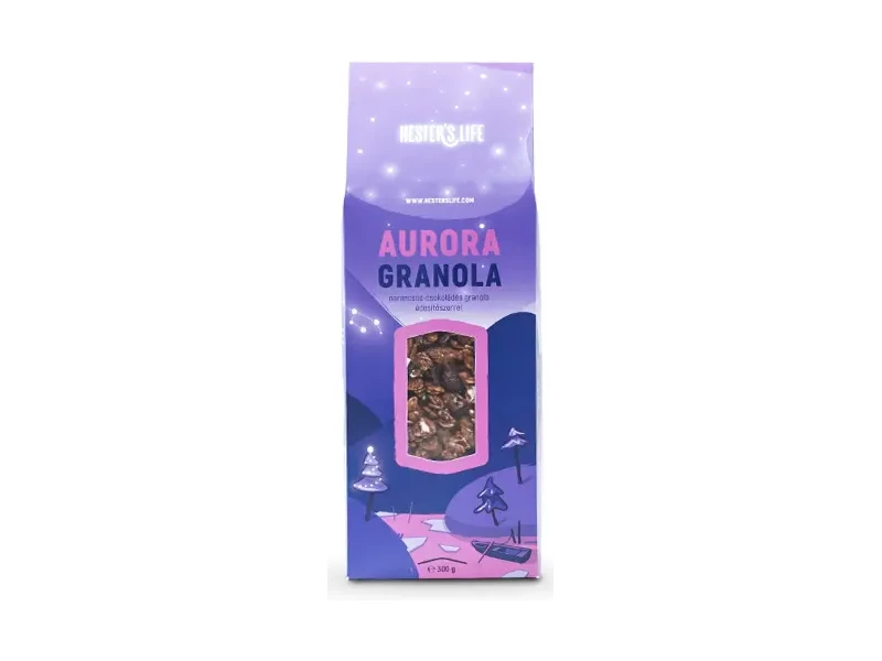 Hester's Life Aurora Granola - Narancsos-Csokoládés 300 g