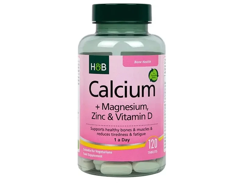 H&B Kalcium+D3+Magnézium+Cink tabletta 120 db