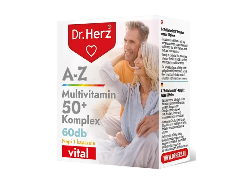Dr. Herz A-Z 50+ Multivitamin Komplex 60 db