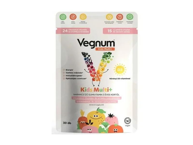 Vegnum Kid Multi+ gumivitamin 30db