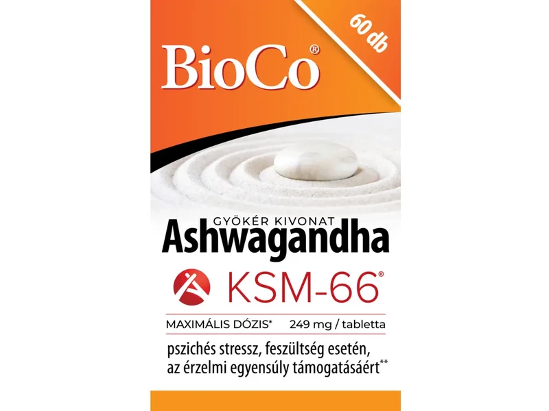 BioCo Ashwagandha gyökér kivonat KSM-66 60 db