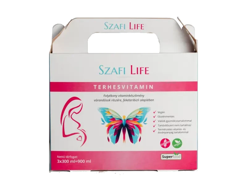 Szafi Life Terhesvitamin 3x300ml