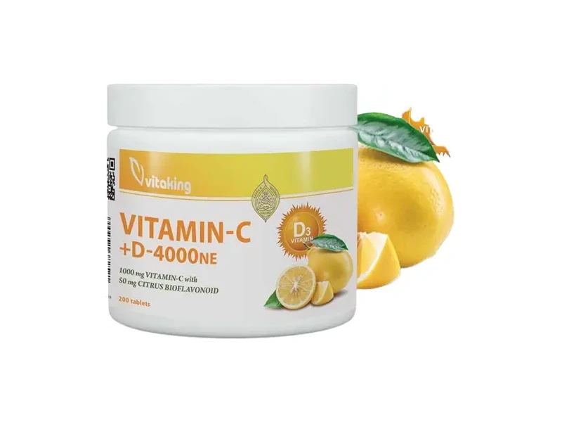 Vitaking C-1000 D-4000 vitamin 200 db