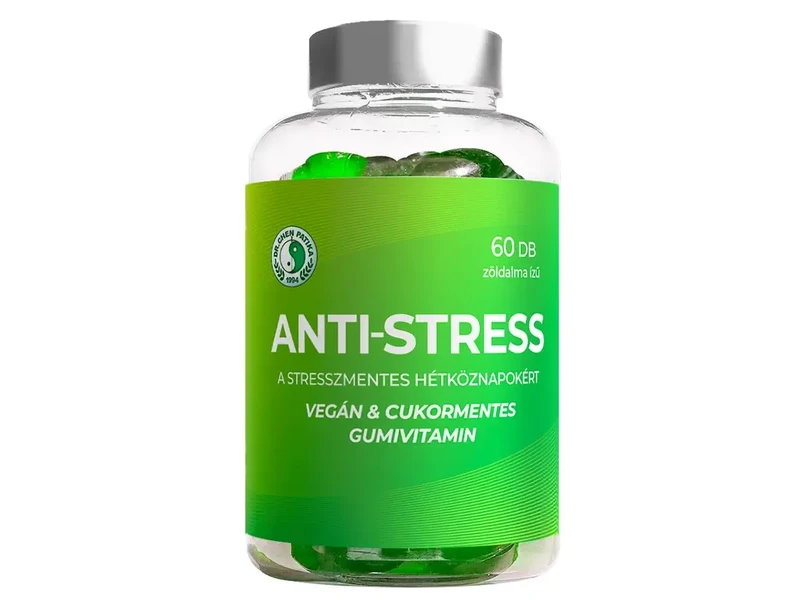 Dr. Chen Anti-Stressz gumivitamin (zöldalma ízű) 60 db
