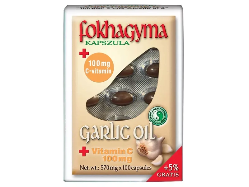 Dr. Chen Fokhagymaolaj kapszula C-vitamin 100db