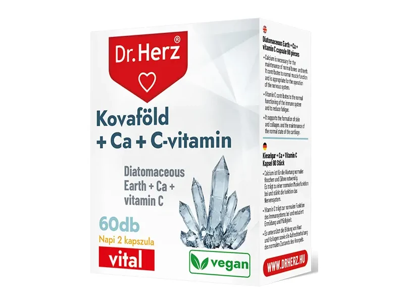 Dr. Herz Kovaföld + Ca + C-vitamin 60 db kapszula