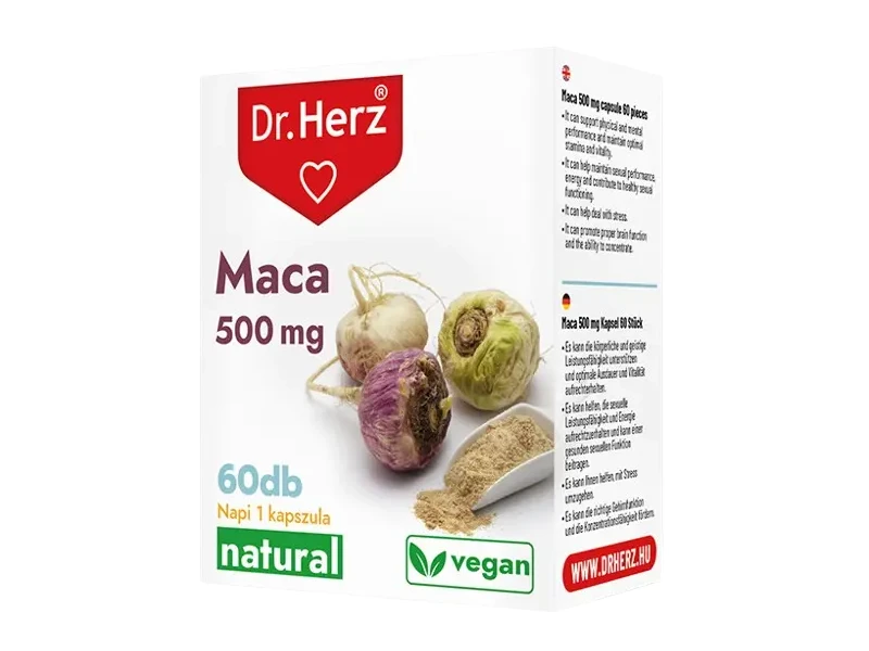 Dr. Herz Maca Kapszula 500 mg 60 db