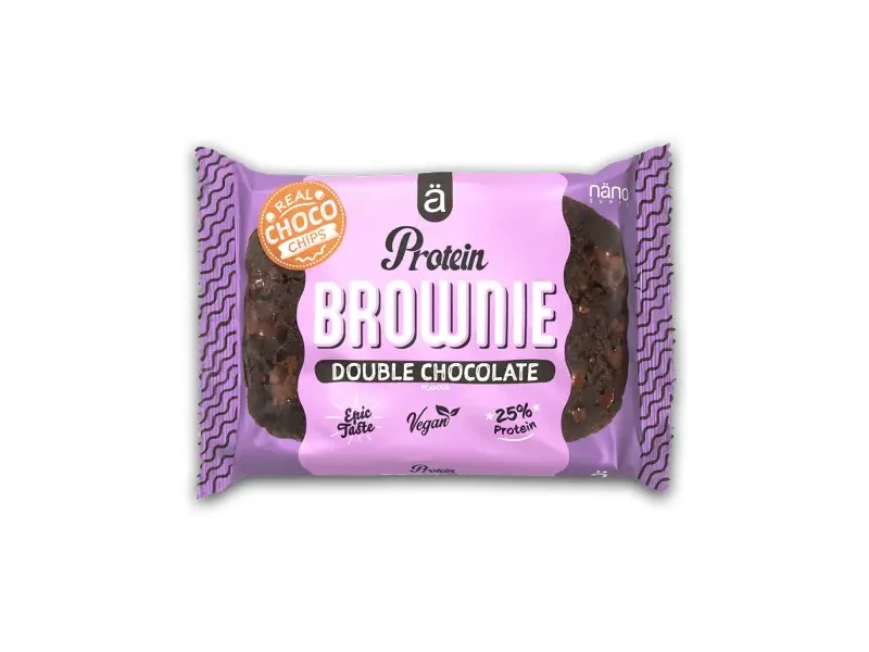 Nano Supps Vegán Protein Brownie 60g (Double Chocolate)