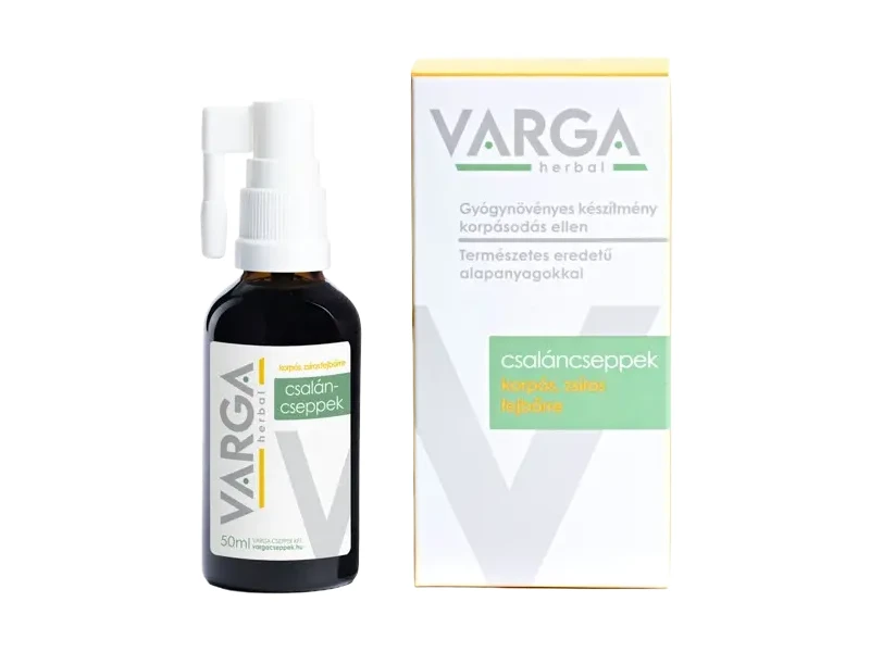 VARGA Csaláncseppek (korpás, zsíros hajra) 50ml