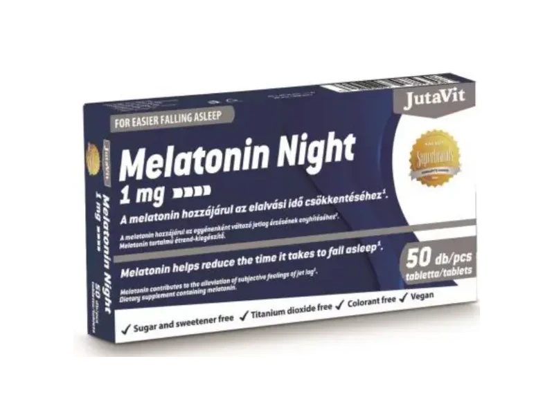 JutaVit Melatonin Night 1 mg 50 db