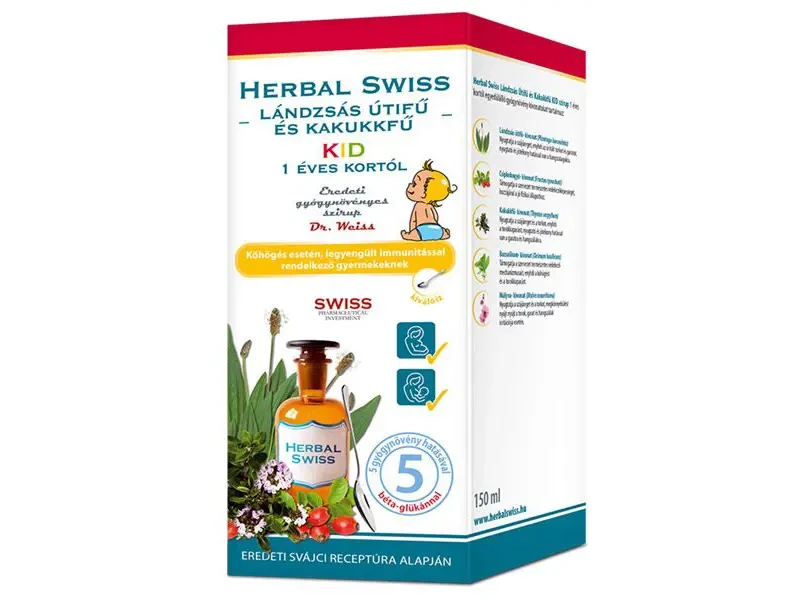 Herbal Swiss KID Medical szirup 150 ml