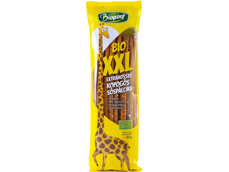 XL Extra hosszú ropogós BIO sóspálcika 90g Biopont