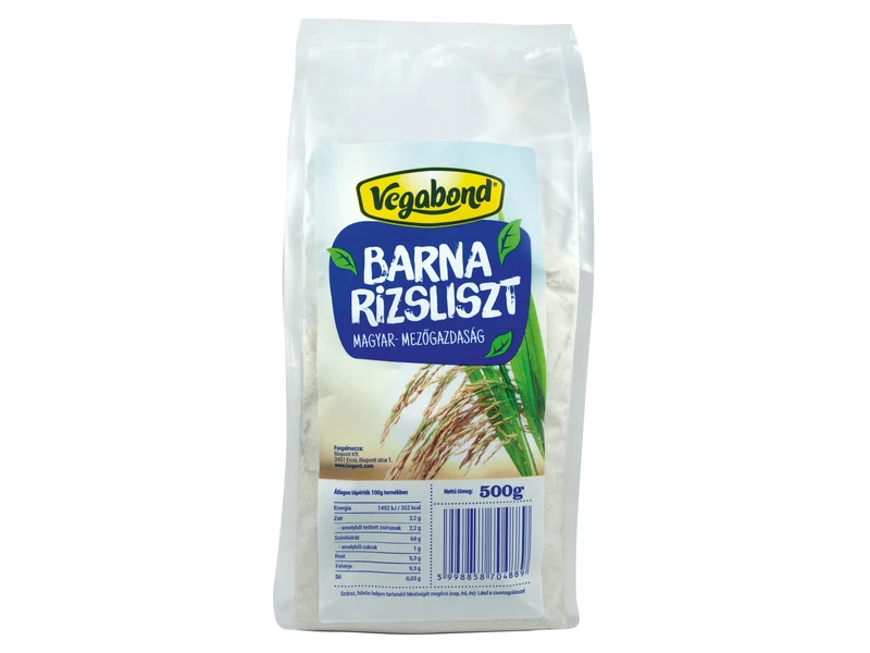 Vegabond Barna Rizsliszt 500g