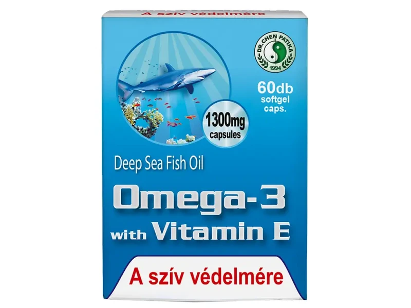 Dr. Chen Omega-3 lágyzselatin kapszula E-vitaminnal 60 db