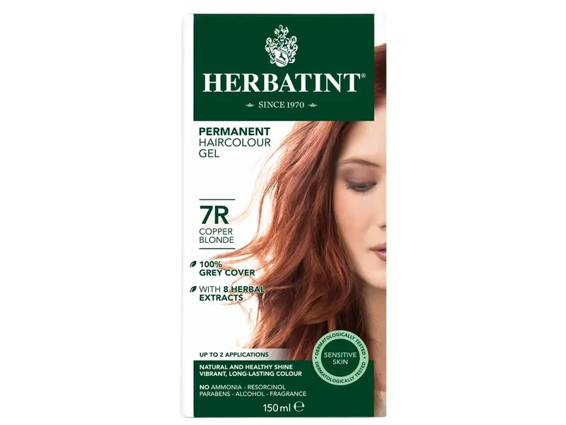 Herbatint 7R Réz szőke hajfesték, 150 ml