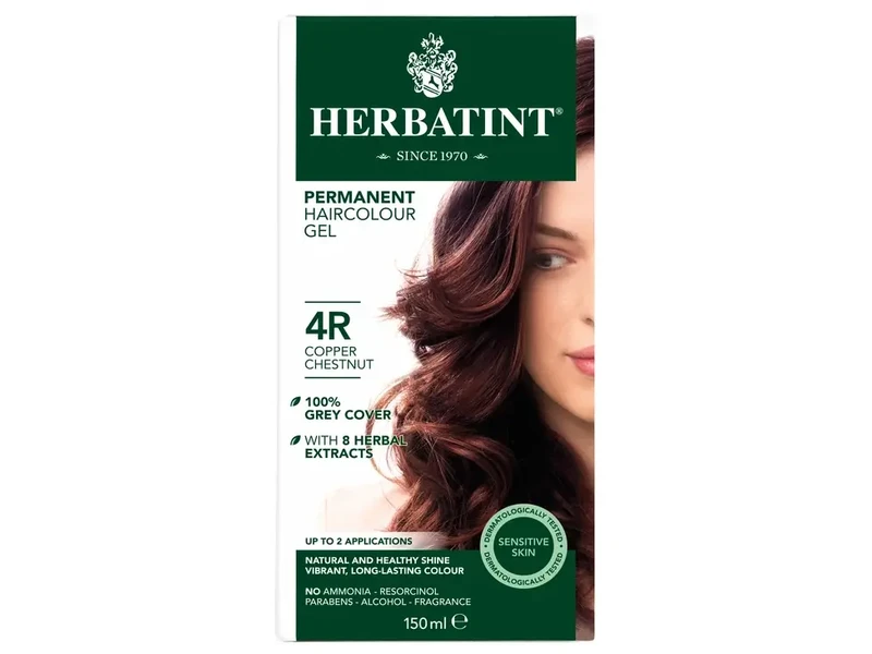 Herbatint 4R Réz gesztenye hajfesték, 150 ml