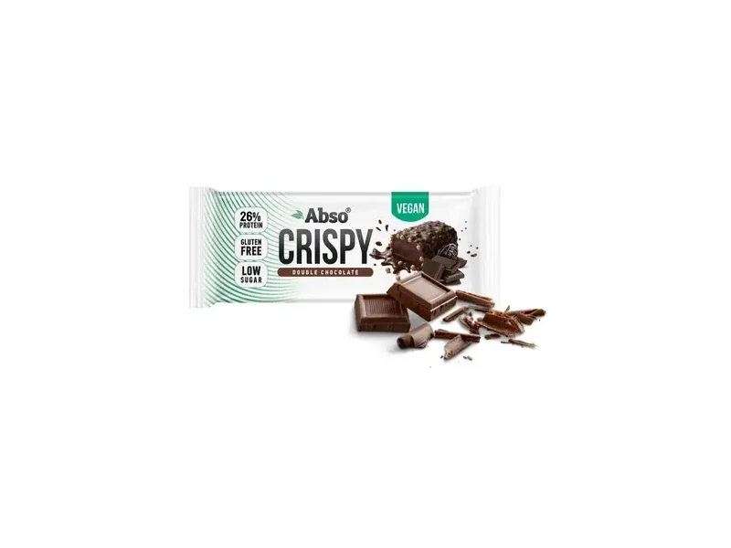 Abso Crispy Bar Dupla Csokoládé Ízű Vegán Fehérjeszelet 50g