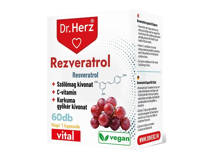 Dr.Herz Rezveratrol 60 db