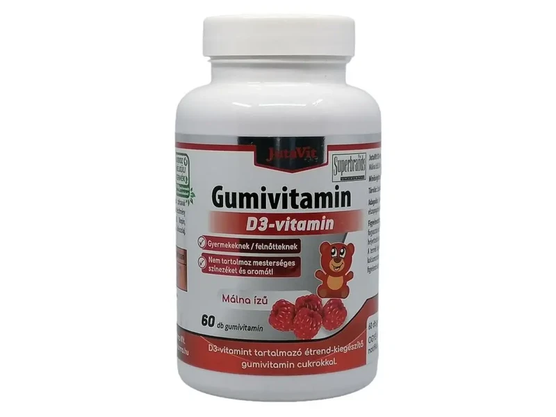 Jutavit D3-vitamin gumivitamin 60 db