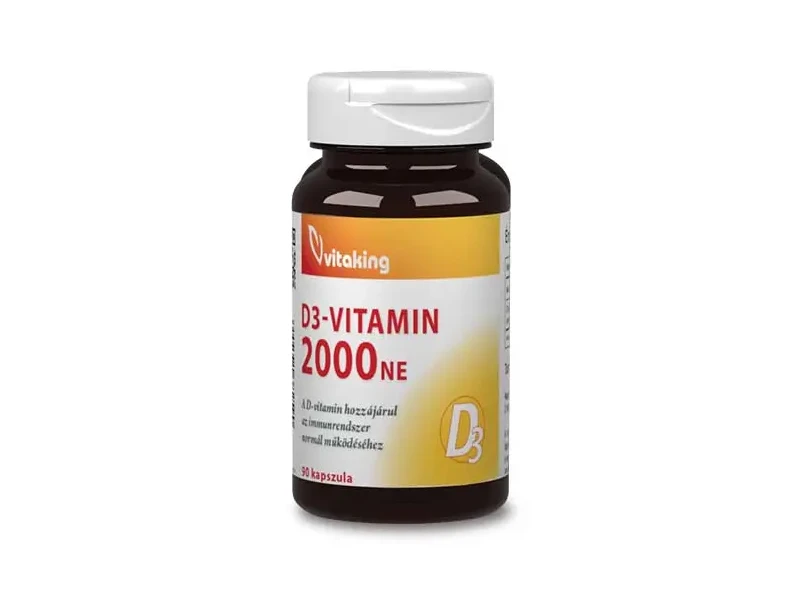 Vitaking D3-vitamin 2000 NE kapszula 90db