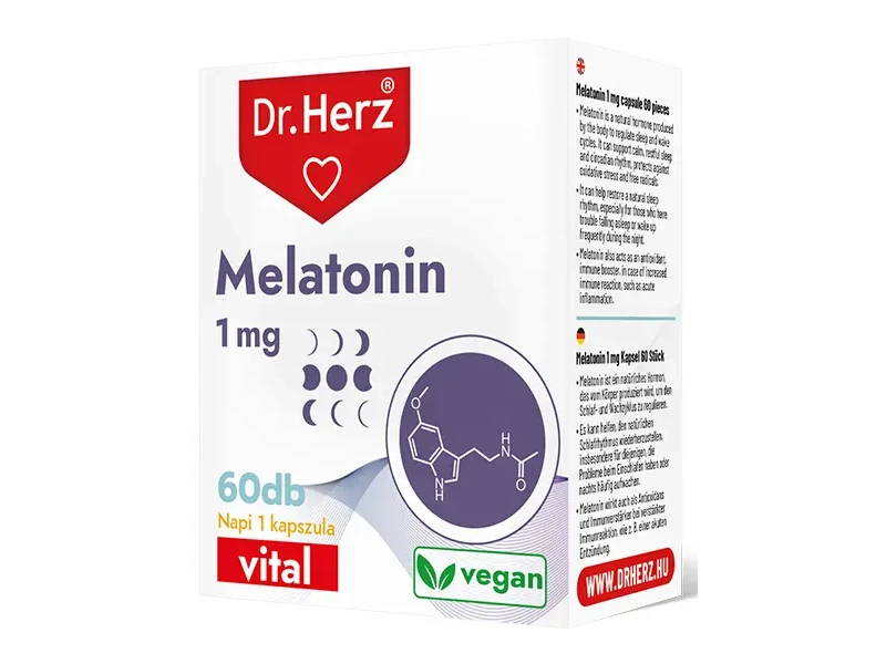 Dr. Herz Melatonin 1 mg kapszula 60 db