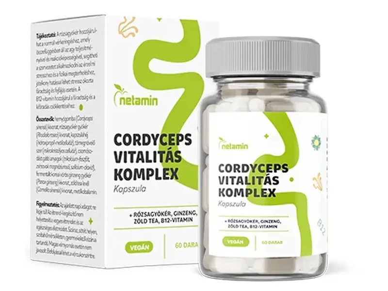 Netamin Cordyceps Vitalitás Komplex kapszula 60 db