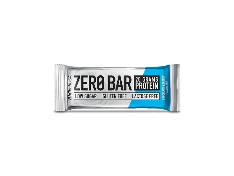 BioTech USA Zero Bar csokoládé-kókusz ízesítésű 50 g