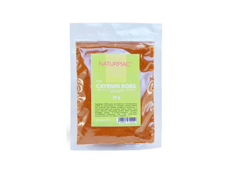 NaturPiac Cayenne bors, őrölt 25g