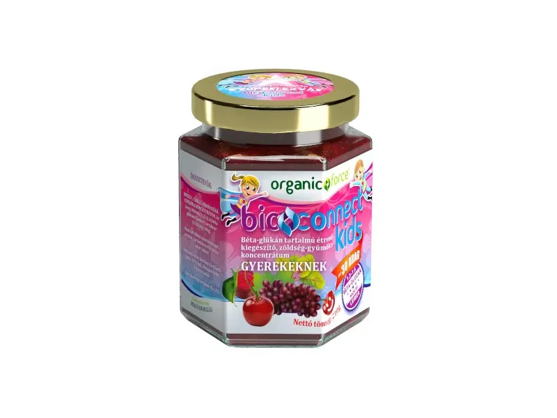 Organic Force Bioconnect Kids Szuperlekvár Béta-glükánnal 210g