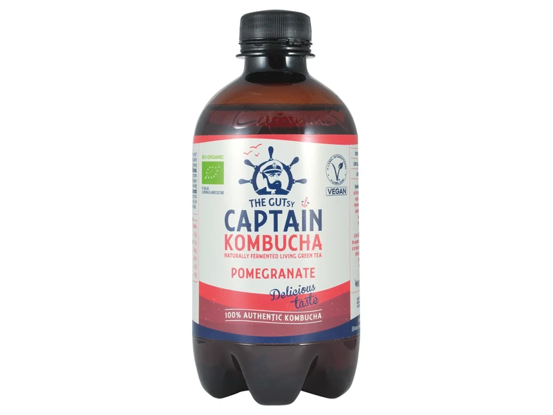 Kombucha Élőflórás ital gránátalmás BIO 400 ml