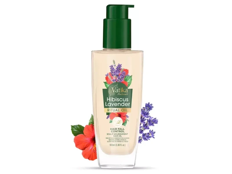 Dabur Vatika Naturals Ritual Hajápoló Olaj Hibiszkusszal és Levendulával 100 ml