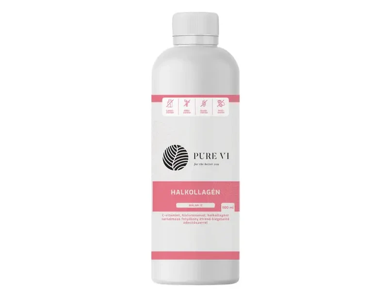 Pure Vi Halkollagén málna íz 500 ml