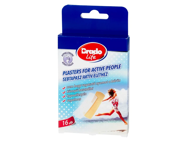 Bradolife sebtapasz aktív 16 db
