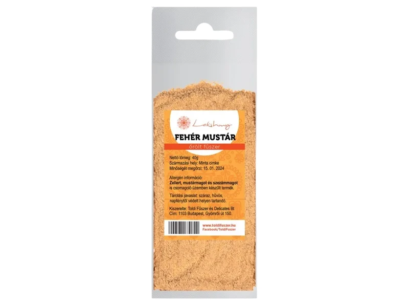 Fehér mustármag őrölt 40g