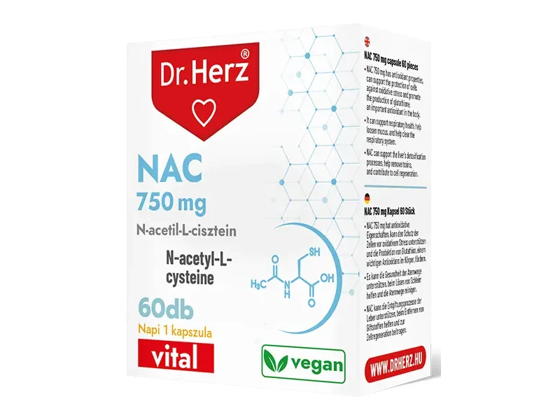 Dr. Herz NAC 750 mg 60 db kapszula