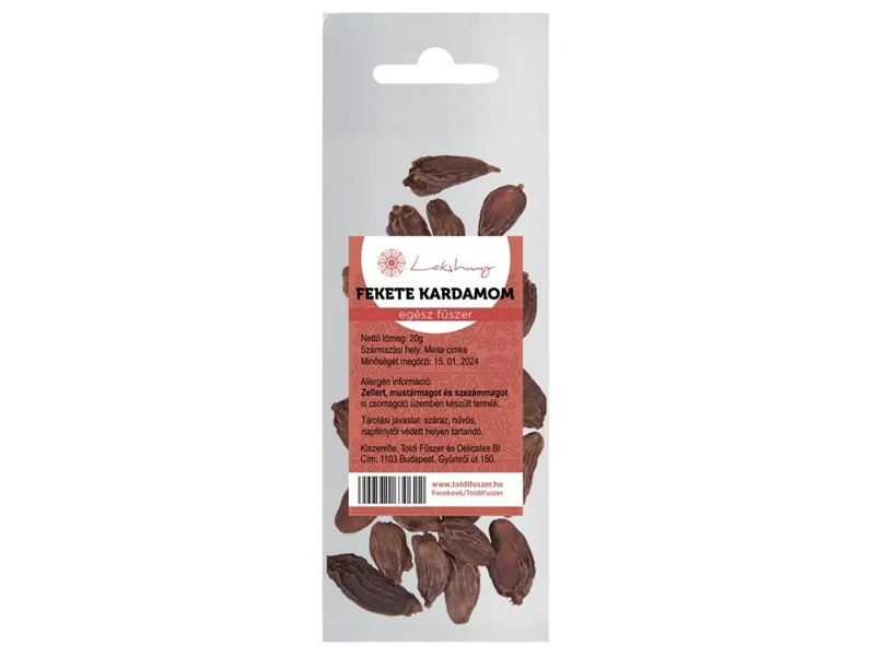 Fekete kardamon egész 20 g