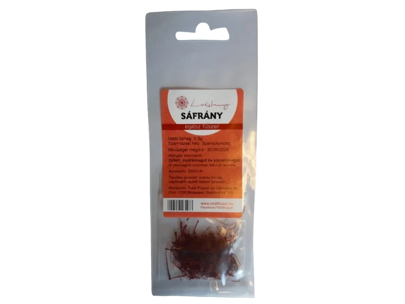 Sáfrány egész 0,5 g