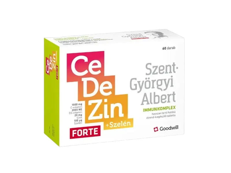 Szent-Györgyi Albert Immunkomplex Cedezin FORTE + Szelén tabletta 60db