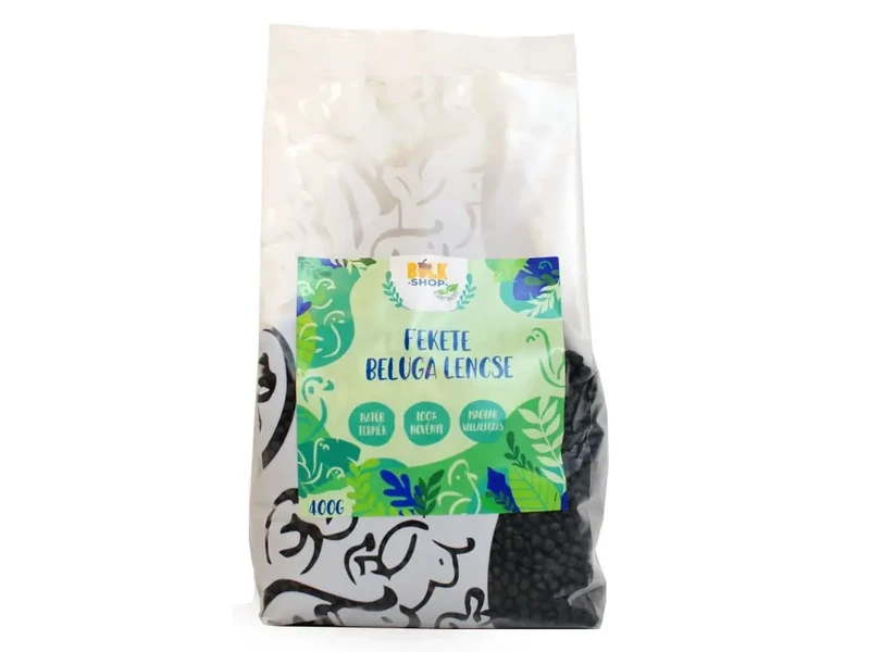 Bulkshop Fekete Beluga Lencse 400g