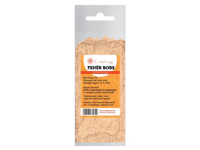 Fehér Bors Őrölt Fűszer 30 g