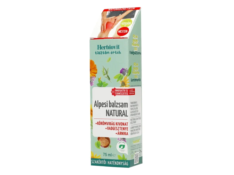 Herbiovit Alpesi balzsam Natural 75ml