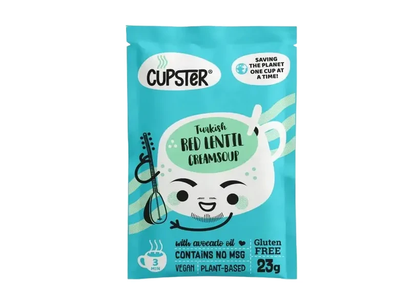 Cupster Instant Török vöröslencse krémleves 23g