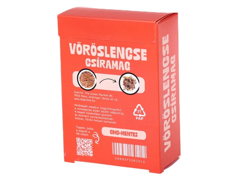 Legeldle Vöröslencse 200 g csíramag