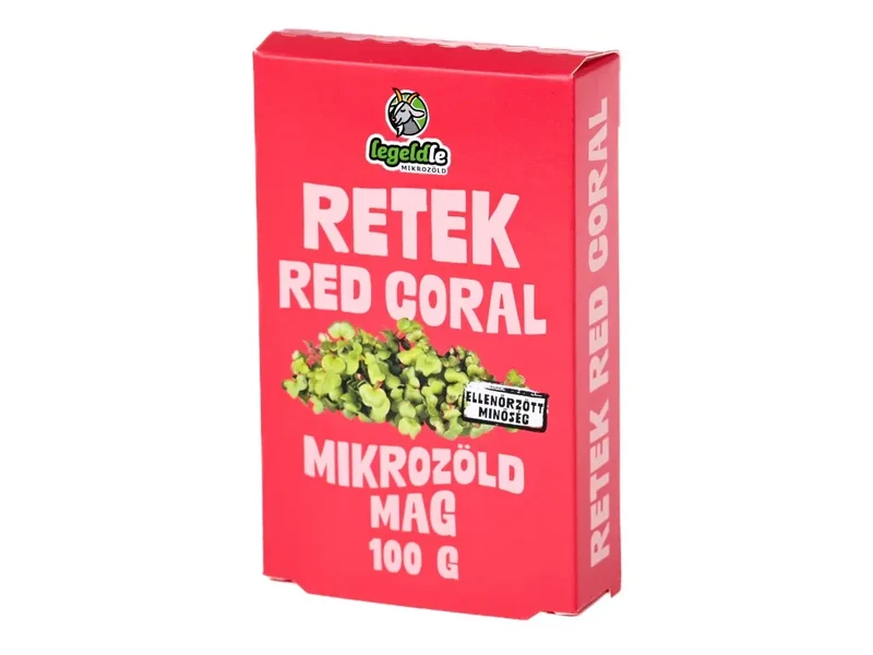 Legeldle Retek, Red Coral 100 g mikrozöld mag