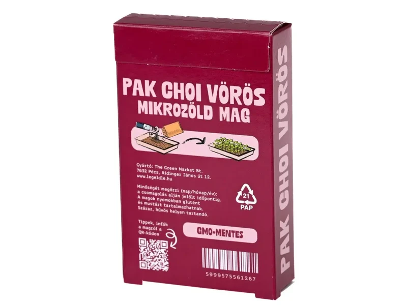 Legeldle Pak Choi 30 g mikrozöld mag