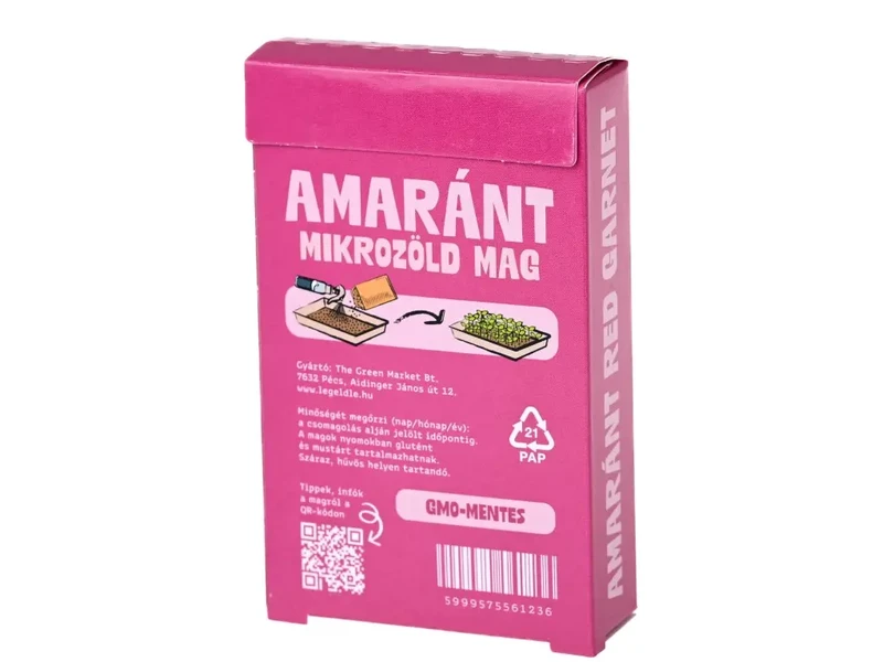 Legeldle Amaránt, Red Garnet 30 g mikrozöld mag